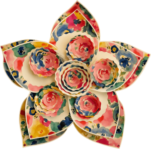 Floral Rainbow – Handmade Paper Flower